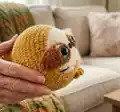 Samantha the Sloth Amigurumi Pattern step 2 - assembly progress