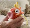 Magikarp Amigurumi Pattern step 3 - details and accessories