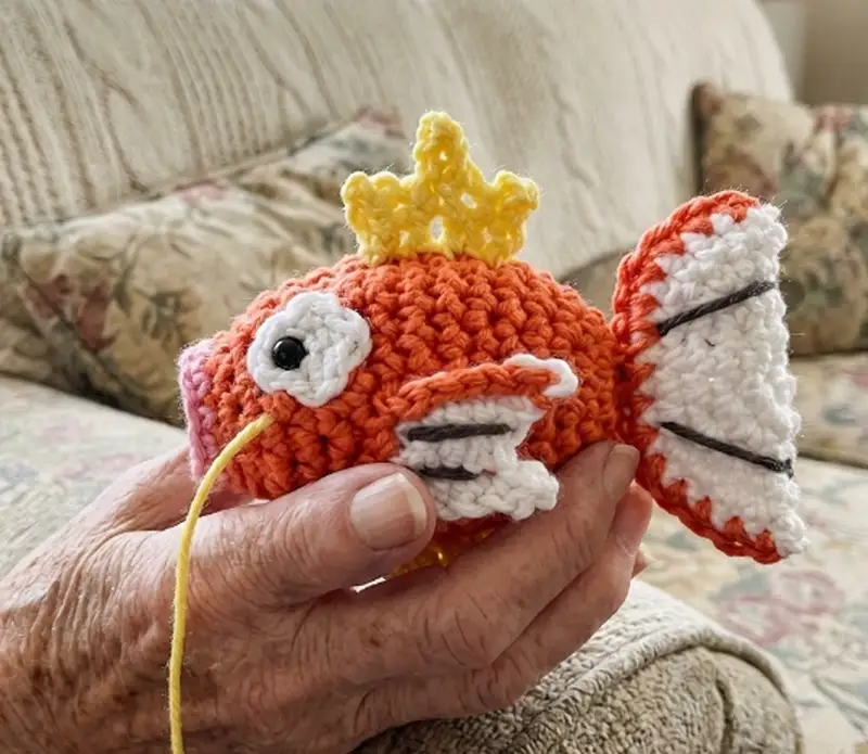 Complimentary Intermediate crochet pattern: Magikarp Amigurumi Pattern - Simple to follow guide