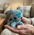 Bulbasaur Amigurumi Pattern step 4 - final assembly and finishing