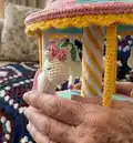 Merry-go-round Amigurumi Pattern step 2 - assembly progress