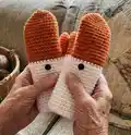 Goose Mittens Pattern step 4 - final assembly and finishing