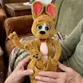 Kangaroo Amigurumi Pattern step 4 - final assembly and finishing