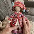 Doll ZOEY Amigurumi Pattern step 4 - final assembly and finishing