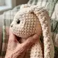 Bunny Amigurumi Pattern step 3 - details and accessories