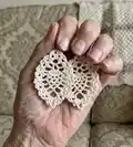 25 Earrings to Crochet Pattern step 4 - final assembly and finishing