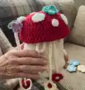 Mushroom Bag Pattern step 4 - final assembly and finishing