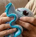 Reversible Octo Mood Hat Pattern step 3 - details and accessories