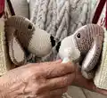 Dog PuPa Amigurumi Pattern step 2 - assembly progress