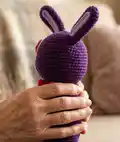 FNAF Bonnie Amigurumi Pattern step 3 - details and accessories