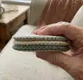 Circular Coasters Pattern step 3 - details and accessories