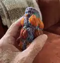 Pumpkin Cup Cozy Pattern step 3 - details and accessories