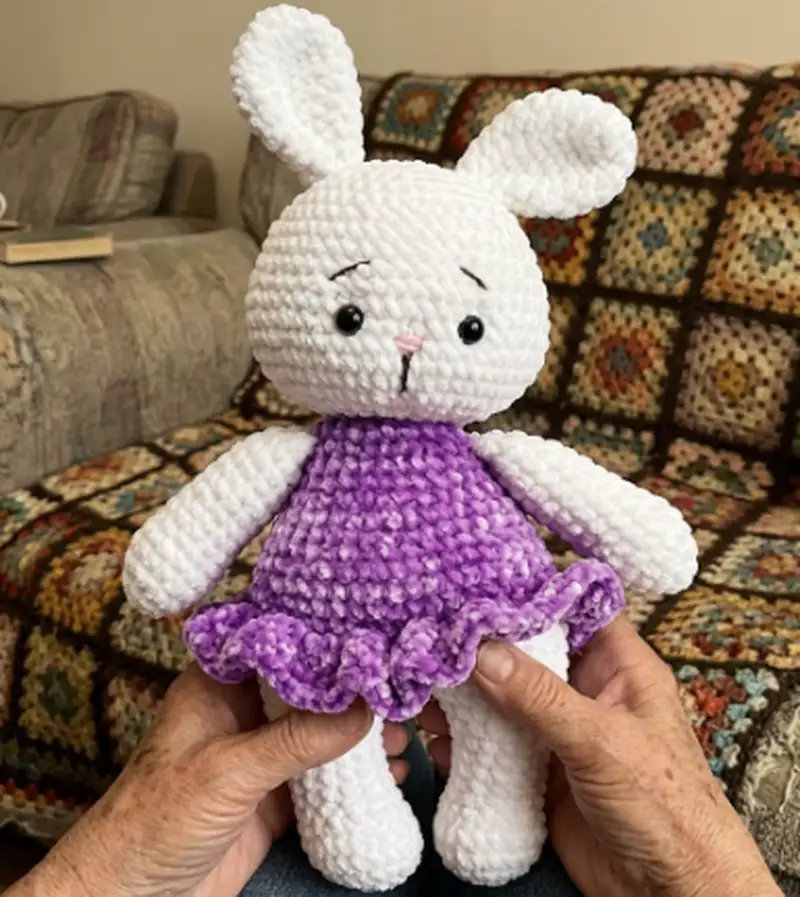 Quality crochet pattern: Lily Bunny Amigurumi Pattern - Intermediate level guide with complete instructions