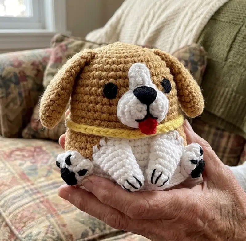 Complimentary Beginner Friendly crochet pattern: Beagle Amigurumi Pattern - Simple to follow guide