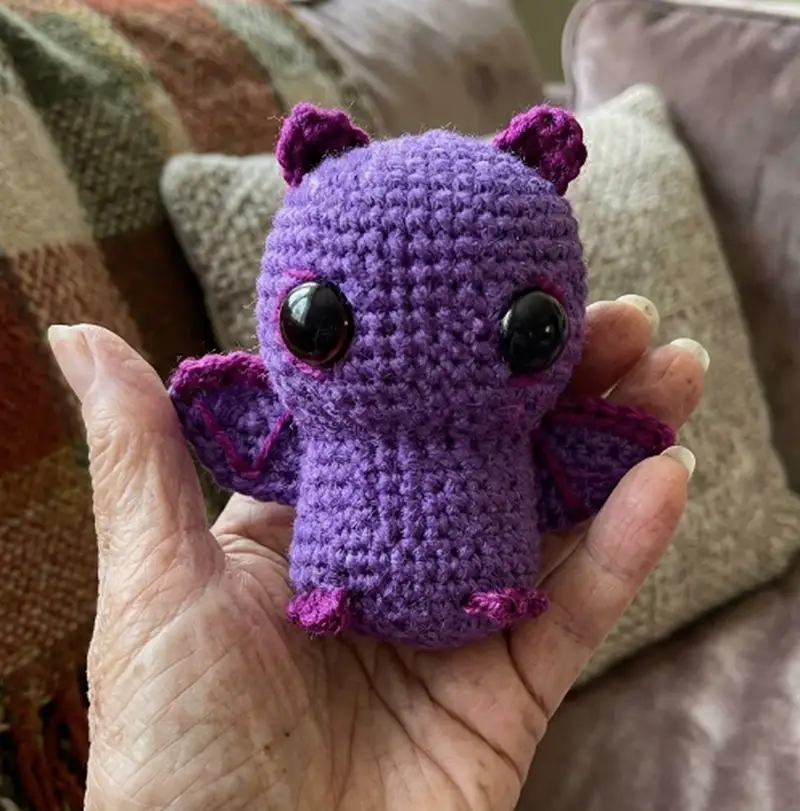 Complimentary Intermediate crochet pattern: Baby Fledermaus Amigurumi Pattern - Simple to follow guide