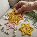 Sun Star Snowflake Pattern step 4 - final assembly and finishing