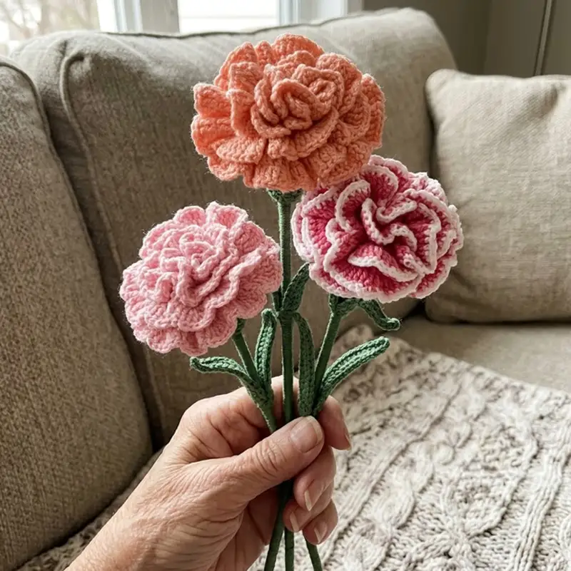 Complimentary Intermediate crochet pattern: Crochet Flower Patterns Book Pattern - Simple to follow guide