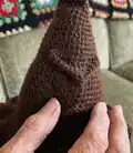 Sorting Hat Pattern step 2 - assembly progress
