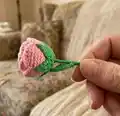 Cotton Flower Bouquet Crochet Pattern step 3 - details and accessories