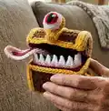 Mimic Amigurumi Pattern step 1 - construction progress