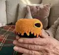 Pumpkin for Halloween Amigurumi Pattern step 3 - details and accessories