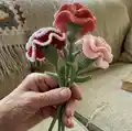 Crochet Flower Patterns Book Pattern step 3 - details and accessories