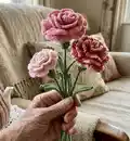 Crochet Flower Patterns Book Pattern step 4 - final assembly and finishing