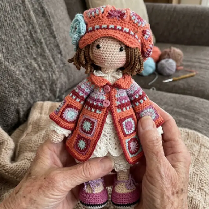 Complimentary Intermediate crochet pattern: Doll ZOEY Amigurumi Pattern - Simple to follow guide