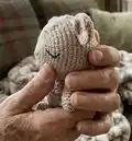 Opale the Little Fawn Amigurumi Pattern step 2 - assembly progress
