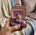 Teddy Bear in Suitcase Amigurumi Pattern step 4 - final assembly and finishing