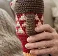 Minimals Mouse Amigurumi Pattern step 2 - assembly progress