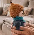 Penguin Amigurumi Pattern step 2 - assembly progress