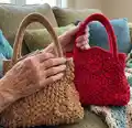 Ginanita Bag Amigurumi Pattern step 4 - final assembly and finishing