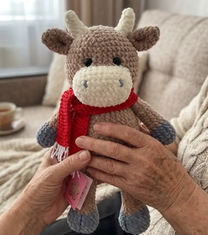 Complimentary Intermediate crochet pattern: Bull Amigurumi Pattern - Simple to follow guide