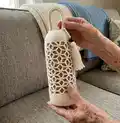 The Boho Bag Saver Pattern step 1 - construction progress
