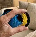 Blue Tang Fish Amigurumi Pattern step 3 - details and accessories