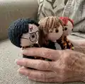Harry and his friends Amigurumi Pattern step 2 - assembly progress
