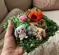 Bunny's House Amigurumi Pattern step 4 - final assembly and finishing