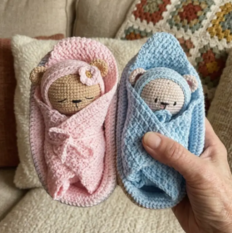 Complimentary Intermediate crochet pattern: Baby Bears Amigurumi Pattern - Simple to follow guide