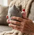 Pusheen Cat with Ice Cream Amigurumi Pattern step 3 - details and accessories