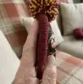 Wizard House Character Hat Pattern step 2 - assembly progress