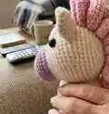 Neon the Horse Amigurumi Pattern step 3 - details and accessories