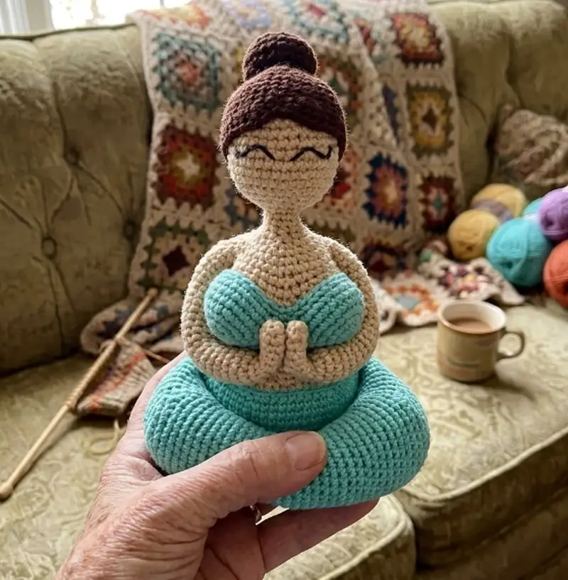Complimentary Intermediate crochet pattern: Yogi Girl Amigurumi Pattern - Simple to follow guide