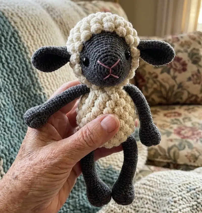 Quality crochet pattern: Bobble Sheep Amigurumi Pattern - Intermediate level guide with complete instructions