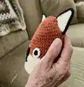 Fox Hat Crochet Pattern step 3 - details and accessories