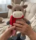 Bull Amigurumi Pattern step 4 - final assembly and finishing