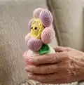 Little Floweret Amigurumi Pattern step 2 - assembly progress