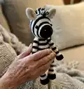 Xander the Zebra Amigurumi Pattern step 4 - final assembly and finishing