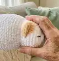 Marshmallow Kittie Amigurumi Pattern step 3 - details and accessories