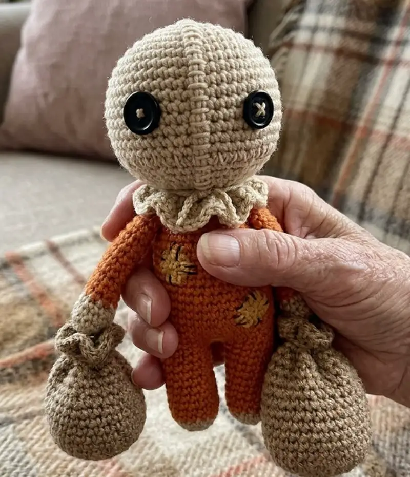Complimentary Intermediate crochet pattern: Trick or Treat Sam Amigurumi Pattern - Simple to follow guide